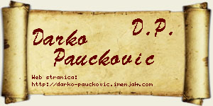 Darko Paučković vizit kartica